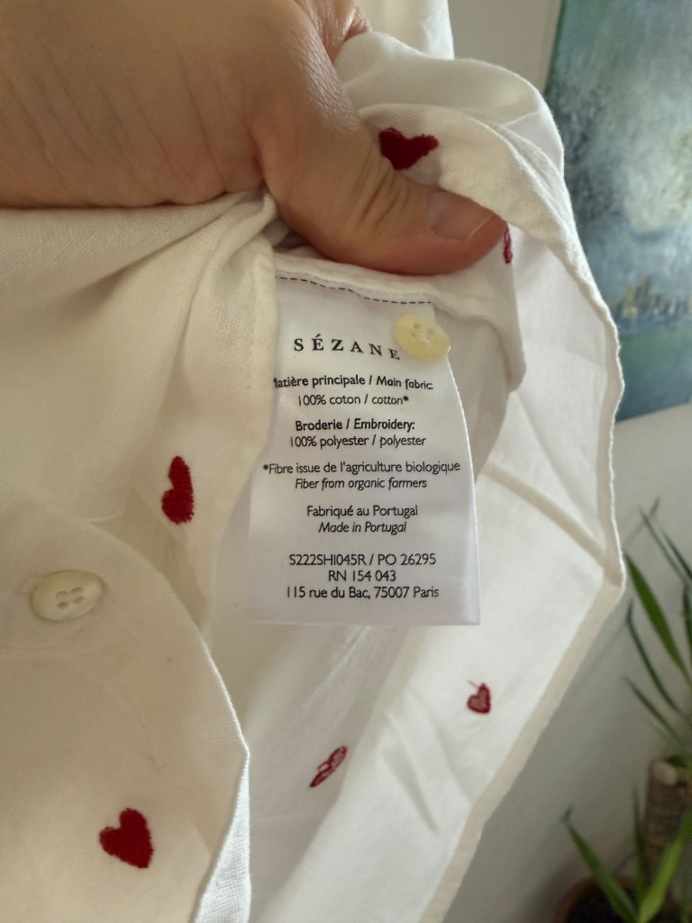 Sezane Tomboy Shirt - Picture 2 of 7